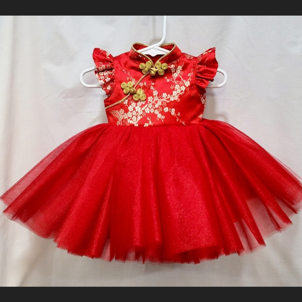 Baby girl Chinese dress cheong saam qipao
